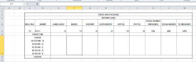 function IF in Excel