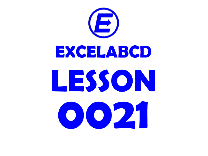 Lesson#21: Extracting data with LEFT, RIGHT and MID function