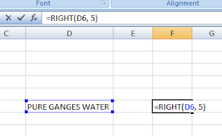 LEFT RIGHT MID function in Excel