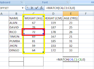 INDEX and MATCH