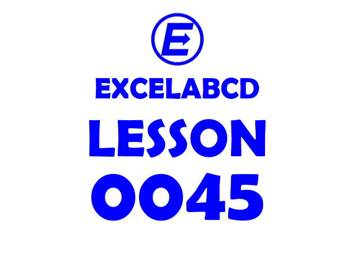 Lesson#45: “&” can replace the function CONCATENATE