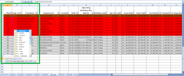 count rows by color