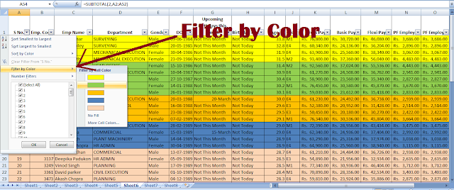 count rows by color