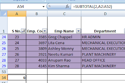 count rows by color