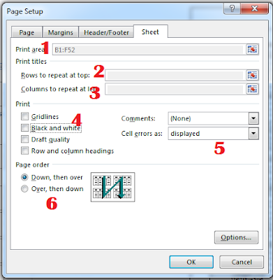 How to take print in excel