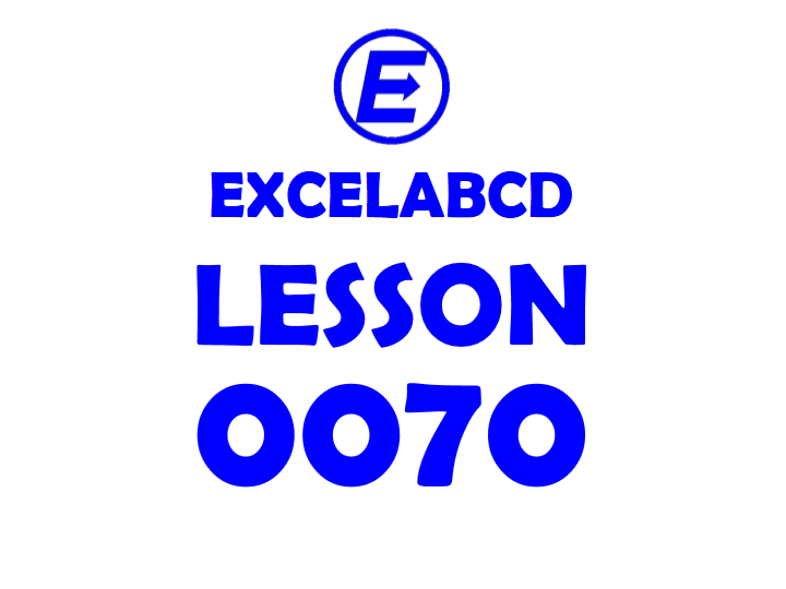 Lesson#70: Where to start VBA?