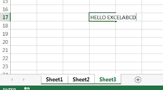 Type in multiple sheets at one time in Excel