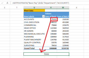 Getpivotdata в excel что это