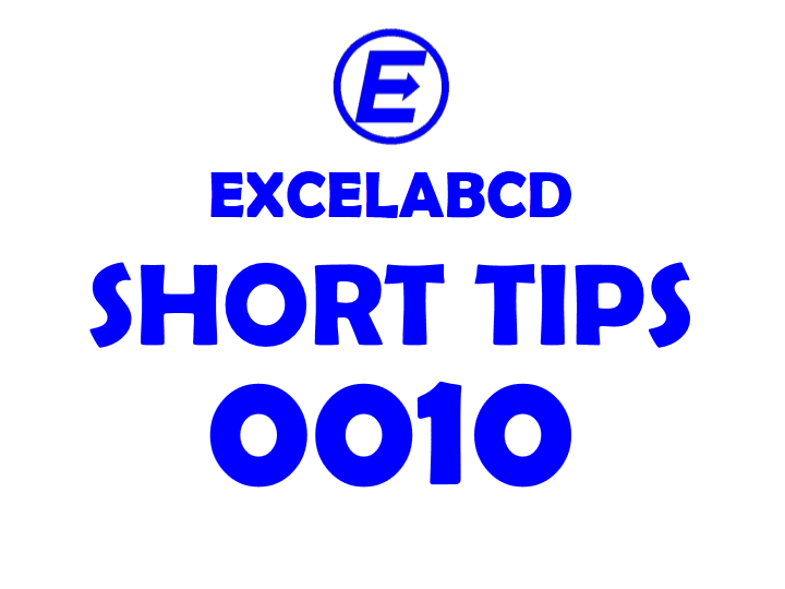 Short Tips#0010: Use of function TODAY and NOW