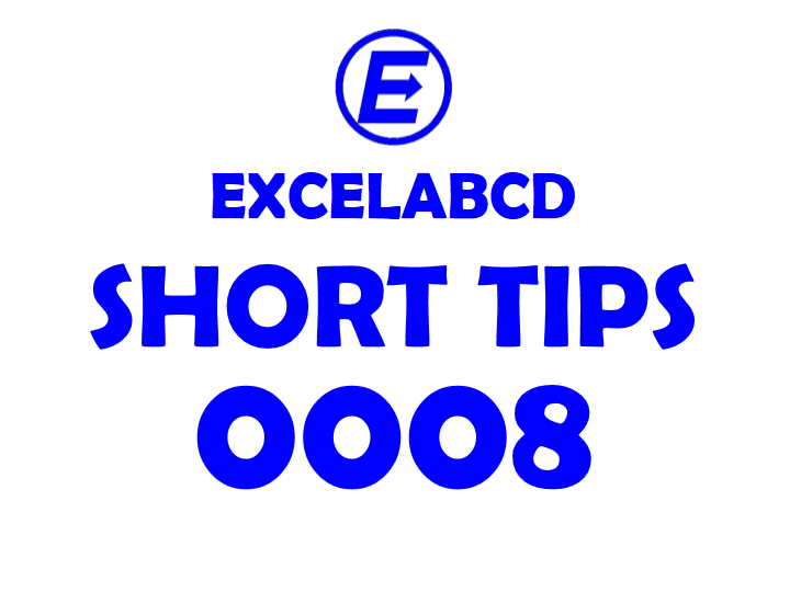 Short Tips#0008: What to remember in HLOOKUP?