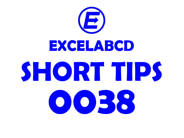 Short Tips#0038: Freeze both row and column