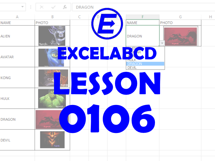 Lesson#106: How to VLOOKUP pictures in excel