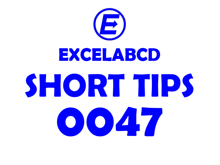 short-tips-0047-how-to-write-same-value-in-multiple-cells-at-once-excelabcd