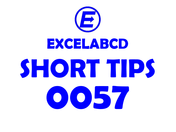 Short Tips#0057: Some Navigating shortcuts