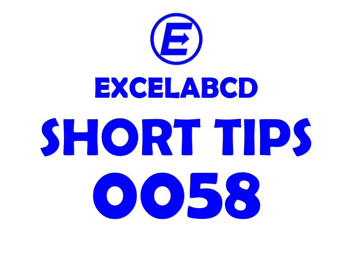 Short Tips#0058: Some Navigating shortcuts