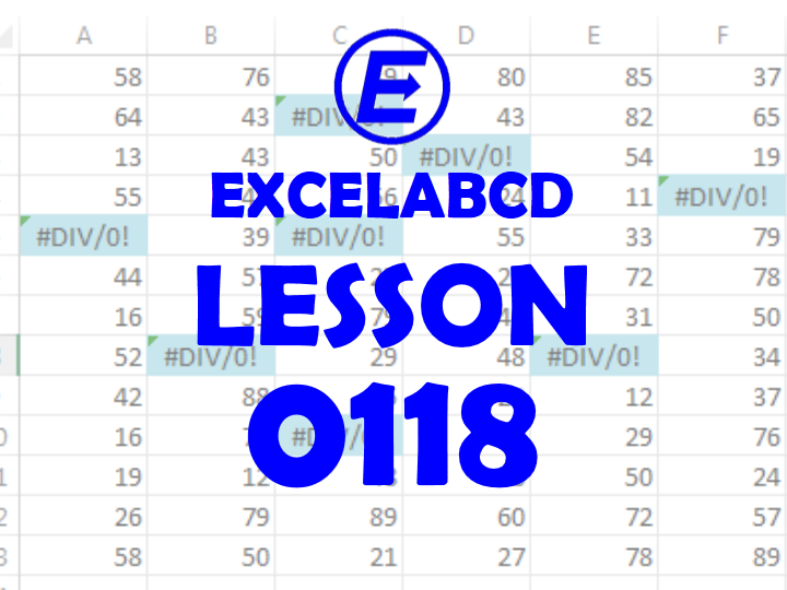 Lesson#118: Format only cells that contain Conditional Formatting
