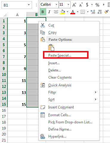 Lesson#130: Paste Special with skip blanks in Excel - Excelabcd