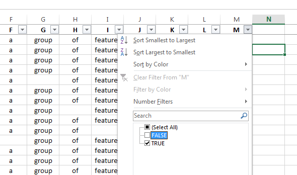 blank rows in the Excel