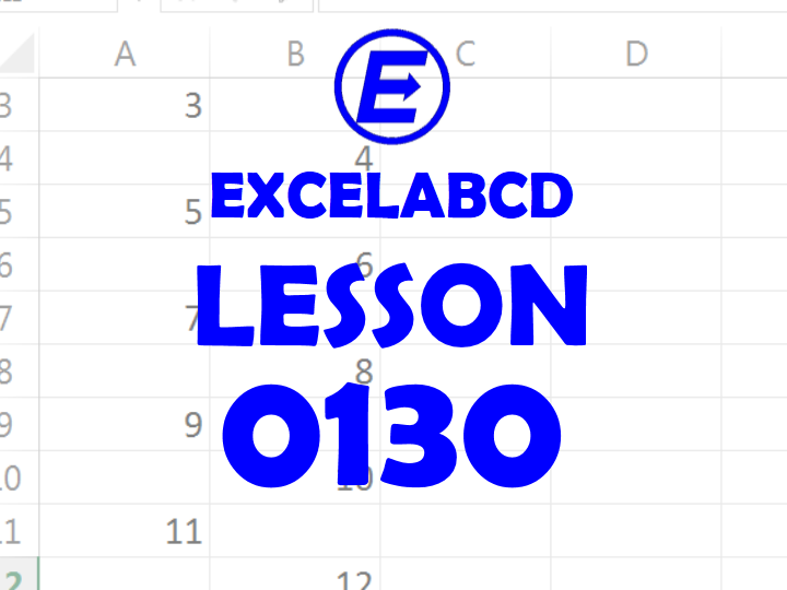 Lesson#130: Paste Special with skip blanks in Excel