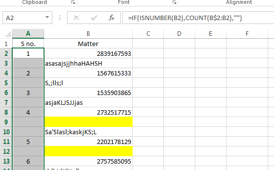 How To Do Automatic Numbering In Excel