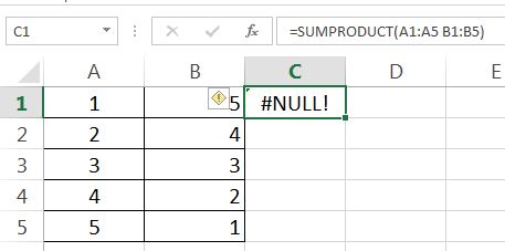 Excel errors and why it shows