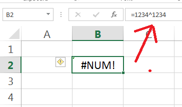 Excel errors and why it shows