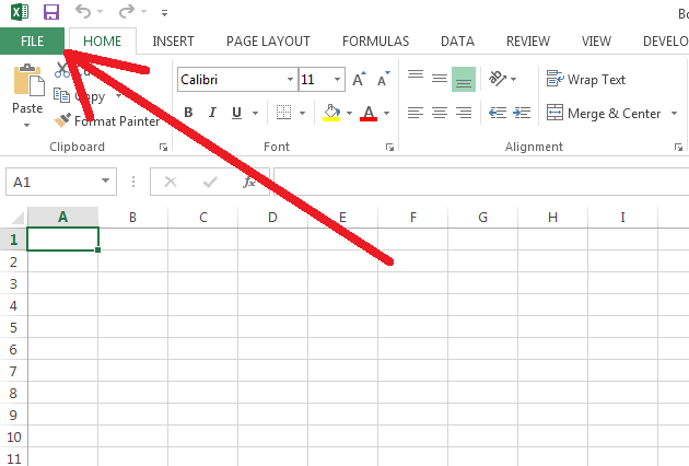 How to recover unsaved files in Excel