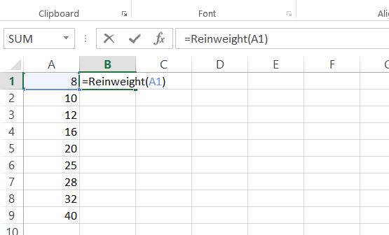 simple function in VBA