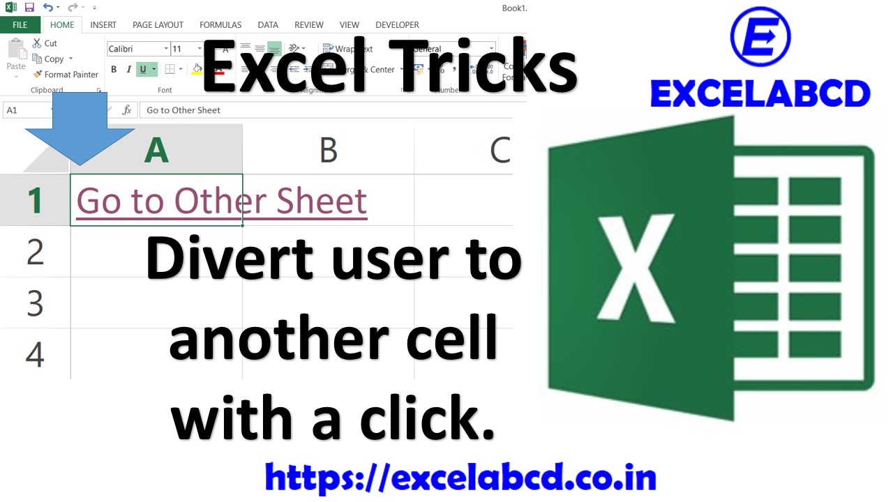Video Published: Create link to divert in Excel | Excel world tips and tricks | Excel tutorial | Excel | Excelabcd