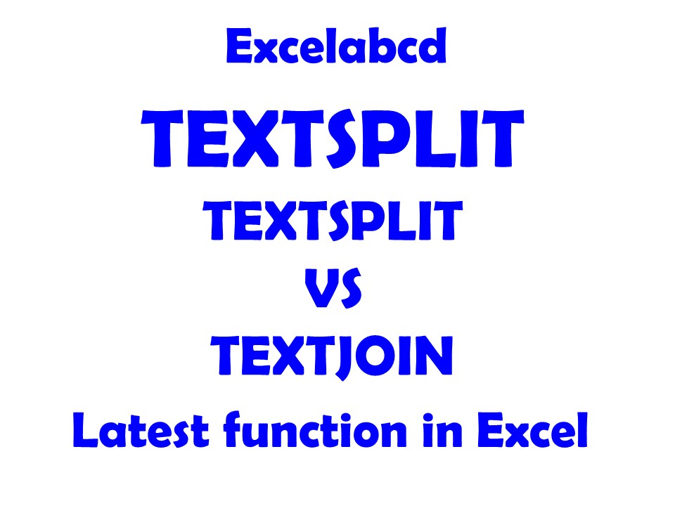 Lesson#159: What is Excel function TEXTSPLIT? TEXTSPLIT vs TEXTJOIN comparison.