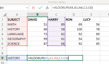 XLOOKUP vs VLOOKUP