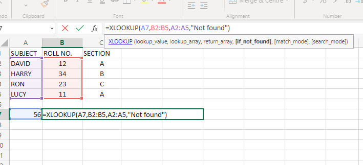 XLOOKUP vs VLOOKUP