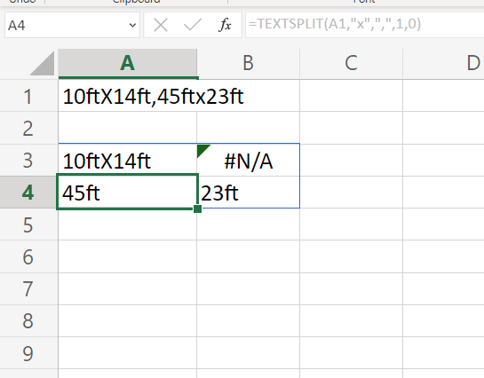 What is Excel function TEXTSPLIT