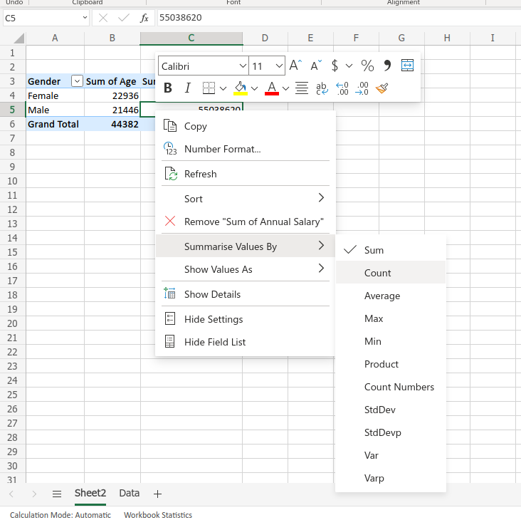 How to analyze employee database