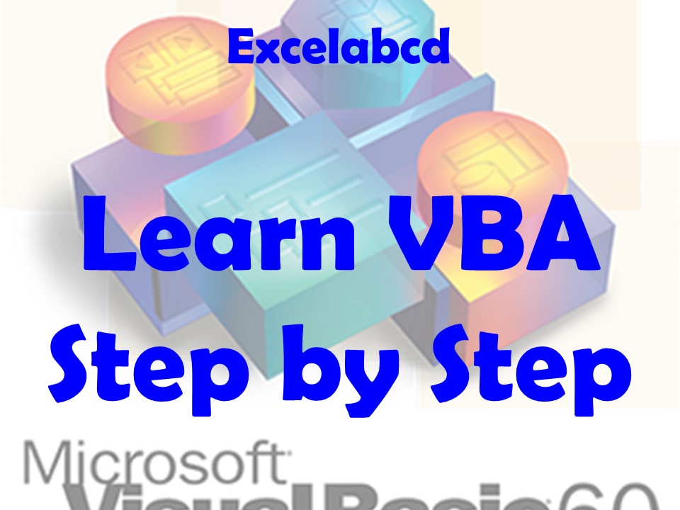 Learn VBA step by step
