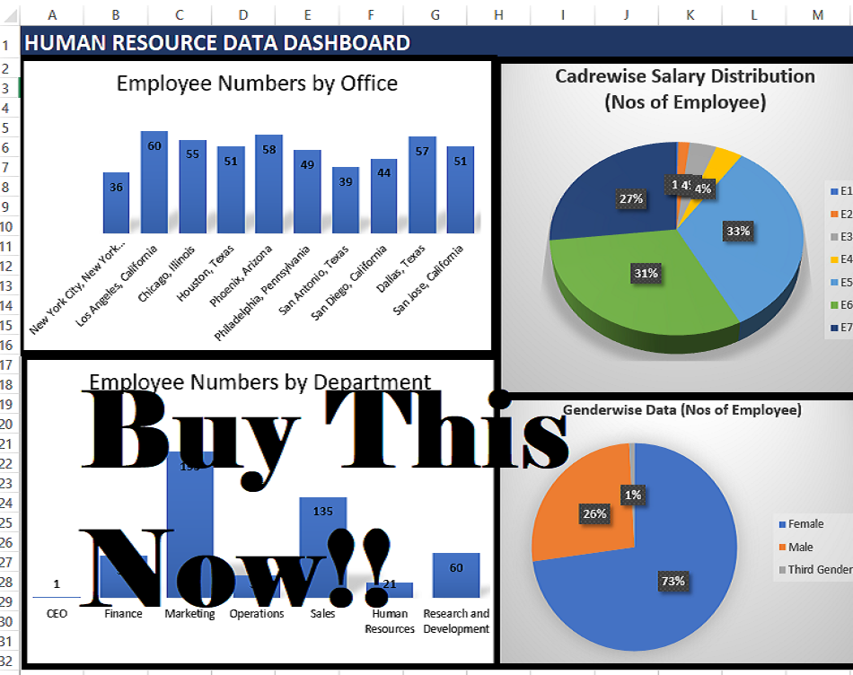 Revolutionize Your HR Management with the Ultimate Excel HR Template – Only $1.5!